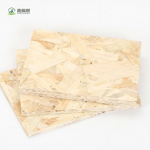 Paneles <span class=keywords><strong>OSB</strong></span> de Pino al por Mayor, de 9mm-25mm, Multitamaño, Impermeables, con Pegamento E1, Cero Formaldehído, Marca Xinfushu - Product Image 1