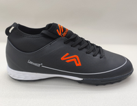 Chaussures de football tendance pour hommes, imperméables, en mesh et en cuir PU, confortables, antidérapantes, à lacets, chaussures de sport décontractées