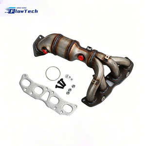 Performance Exhaust Manifold Header for Nissan Pathfinder R52 3.5L V6 VQ35DE T304 Stainless Steel Direct Fit downpipe - Product Image 3