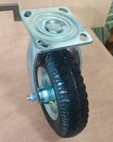 Roue pivotante industrielle gonflable de 10 pouces