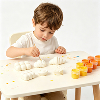Kit de peinture pour pain squishy DIY à remontée lente, ensemble de peinture alimentaire avec pinceaux et palette, activité créative pour enfants
