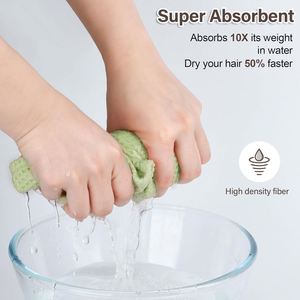 Gorro de Baño Absorbente de Microfibra para Secar el Cabello, Toalla para Ducha, para Mujeres - Product Image 3