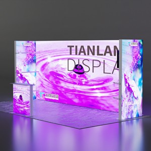Tianlang Tianlang-12 Modular Booth Kit 10x10ft SEG Backlit Wall Case <b>Lights</b> for - Product Image 6