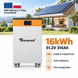 Tewaycell 16kWh Power Wall 51.2V 314Ah Lifepo4 ระบบกักเก็บพลังงานแสงอาทิตย์ พร้อมระบบ Active Balance  พร้อมอุปกรณ์ดับเพลิง คลังสินค้า EU โปแลนด์ จัดส่งแบบ DDP Mag - Product Image 1