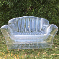 Canapé gonflable à bulles moderne pour 2 personnes avec design de salon extérieur