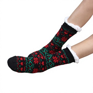 Chaussettes d'hiver en laine polaire pour enfants, garçon et fille, doux, épais et chaud - Product Image 1