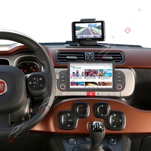 Gerllish Android Auto Radio pour <span class=keywords><strong>FIAT</strong></span> <span class=keywords><strong>PANDA</strong></span> 2013-<span class=keywords><strong>2020</strong></span> Lecteur multimédia de voiture Stéréo Audio GPS Navigation Vidéo Système audio de voiture - Product Image 2