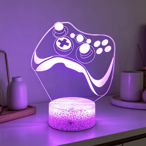 Customized 3D Game Room Desk Lamp Console Game LED Desk Lamp <b>for</b> Home and Office Decoration - Product Image 5