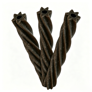 Friandises à mâcher pour chiens OEM naturelles, torsadées, en forme d'étoile, creuses, environ 11 cm de long, à base de viande, pour l'hygiène buccale, nettoient la plaque dentaire et le tartre - Product Image 6