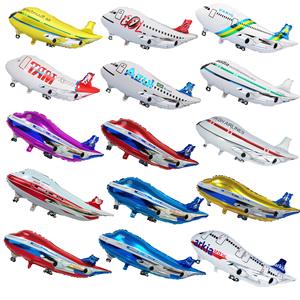 Ballons en aluminium de décoration de fête d'enfants d'avion de fête de dessin animé - Product Image 1