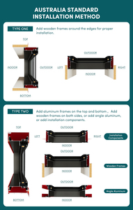 Persiana Exterior de Aluminio Ajustable de Diseño Moderno Estándar Australiano ZEKIN, Resistente a la Lluvia, para Oficina, Ventana Exterior - Product Image 6