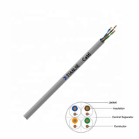 4 pares 24AWG CCA cable de comunicación Cat5e UTP Cable de red 305m