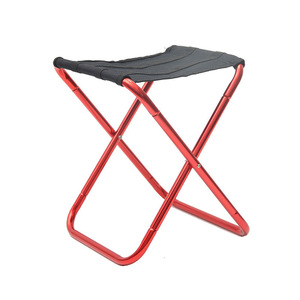 Silla de pesca Ly, taburete plegable de aleación de aluminio, asiento plegable ligero y compacto portátil para exteriores de 25cm para acampar y pescar - Product Image 3