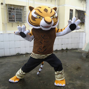 핫 세일 사용자 정의 호랑이 마스코트 의상 성인 만화 캐릭터 호랑이 코스프레 정장 파티 - Product Image 5