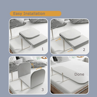 Vente directe d'usine, exportation personnalisée, certifié CE, cadre métallique, tissu Oxford doux, barrière de lit pliable et portable