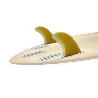 Nouvelle arrivée couleur aileron de planche de surf en fibre de verre personnalisé longboard twin set MR pour le sport de surf