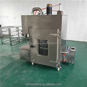 Machine à fumer les saucisses entièrement automatique MSMT, machine à fumer le poisson, four à fumer, fumoir électrique - Product Image 5
