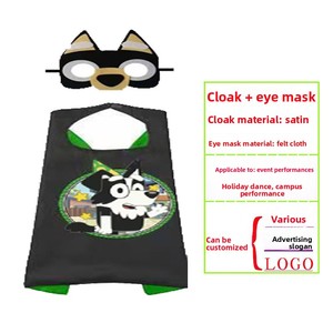 <span class=keywords><strong>Disfraz</strong></span> de Capa con Diseño de Dibujos Animados de <span class=keywords><strong>Bluey</strong></span> para Hombre, Hecho en China para Comercio Transfronterizo, XJ Halloween - Product Image 4