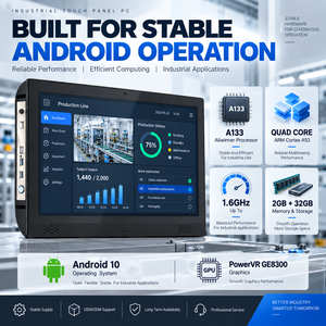 คอมพิวเตอร์อุตสาหกรรมระบบแอนดรอยด์ขนาด 15.6 นิ้ว รุ่น A133 แรม 2GB ความจุ 32GB หน้าจอสัมผัส 10 จุด ESOP HMI ออลอินวัน สำหรับระบบอัตโนมัติในโรงงาน - Product Image 2