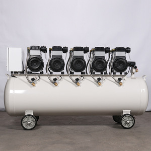 Compresor de Aire Silencioso Sin Aceite Hurricane 1600X5 de 24V Tipo Pistón Para Uso Dental y de Pintura - Product Image 3