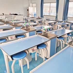 Miglior prezzo della scuola media chimica biologia laboratorio di fisica mobile piano di lavoro con cassetti - Product Image 2