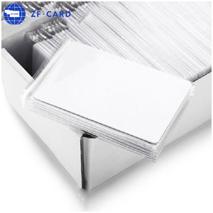 Bán buôn CR80 trống phun PVC trắng phun in ấn thẻ cho nhựa tự động PVC ID Máy in thẻ - Product Image 2