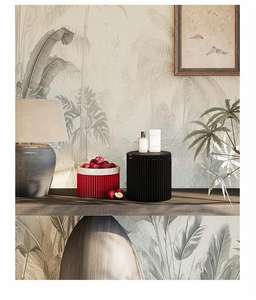 L'usine fournit une table d'affichage de table ronde Table d'affichage cylindrique de comptoir de placement - Product Image 3