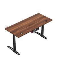 Bureau debout électrique-40x24 pouces hauteur réglable bureau assis à debout avec planche d'épissure, ordinateur de bureau à domicile en hausse