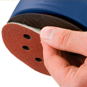 China 5 Zoll 8-Loch-Schleifscheiben Klett schleifpapier 125mm selbst klebende Schleif scheibe - Product Image 4