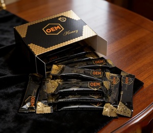 Caja Rígida con Diseño Moderno y Grabado de Abeja Negra para Empaque de Regalo de <span class=keywords><strong>Miel</strong></span> Natural - Product Image 5