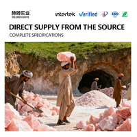 Ruang Sauna Batu Garam Himalaya Merah Muda, Blok Mineral Alami, Uap Keringat, Ubin Dinding, Natrium Klorida Nacl, Batu Bata Garam