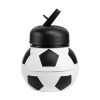 Bouteille d'eau en silicone pliable et rétractable sans BPA avec logo personnalisé pour le sport, le football, le basketball, l'école, les enfants