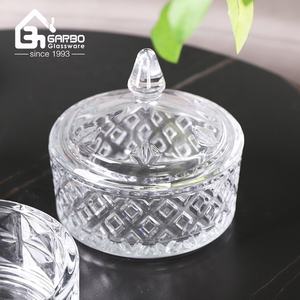 5 pulgadas 3 capas estructura vidrio caramelo tarro <span class=keywords><strong>Azucarero</strong></span> con buen proveedor de diseño en China - Product Image 6