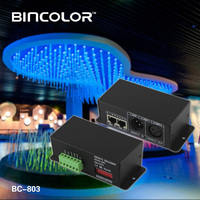 Décodeur DMX 512 3CH X 5A BC-803, contrôleur LED, DC 12V 24V, décodeur DMX 3 canaux