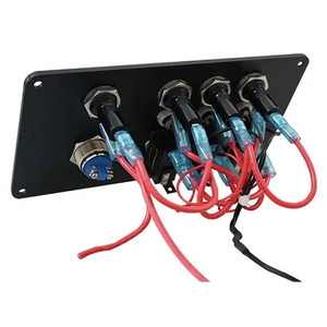 Kit de panneau d'interrupteurs à bascule étanche DC 12V 3-en-1 avec fusible 10A, interrupteur marche/arrêt SPST, panneau multi-interrupteurs pour voiture, camping-car, <span class=keywords><strong>bateau</strong></span> - Product Image 5