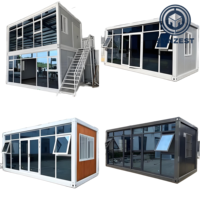 Conteneur habitable duplex de couleur personnalisée 20ft & 40ft – Maison modulaire préfabriquée détachable