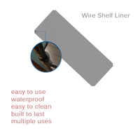 Sheepmats – Revêtement transparent personnalisé pour étagères grillagées, doublure rembourrée en plastique pour armoires de cuisine, protection pour supermarchés et garde-manger
