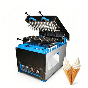 Macchina Compatta per Coni di <span class=keywords><strong>Zucchero</strong></span> 50-60pz/h, Produttore di Coni Gelato per Piccoli Negozi e Startup - Product Image 1