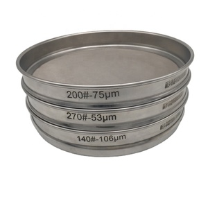 100 200 300 400 500 <b>Mesh</b> Diameter 300 mm Stainless Steel <b>Wire</b> <b>Mesh</b> test Sieve - Product Image 1