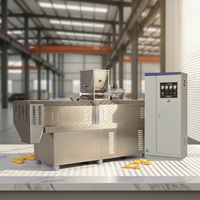 Nouvelle machine de traitement de maïs soufflé et de céréales, moulin à farine électrique automatique pour boulangerie, extrudeuse de snacks de maïs avec pompe moteur