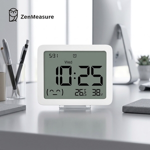 ZenMeasure Hygromètre d'intérieur professionnel haute précision <span class=keywords><strong>pour</strong></span> <span class=keywords><strong>cave</strong></span> à <span class=keywords><strong>vin</strong></span>, thermomètre analogique mural - Product Image 1