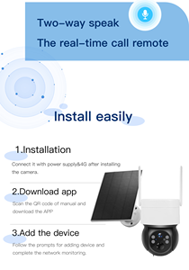 Bán hàng nóng 2MP Wifi năng lượng mặt trời Powered CCTV <span class=keywords><strong>Camera</strong></span> Trắng ống kính kép với không thấm nước mạng không dây CMOS cảm biến ai công nghệ - Product Image 2