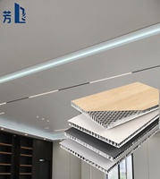 Panneau de plafond en nid d'abeille en aluminium élégant, prix d'usine, effet 3D pour centre commercial, plafond, homologué CE
