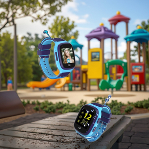 Reloj <span class=keywords><strong>para</strong></span> niños 4G con rastreador GPS | Reloj inteligente <span class=keywords><strong>para</strong></span> niños con vídeo y llamadas <span class=keywords><strong>de</strong></span> voz alarma SOS podómetro calculadora Cámara - Product Image 2