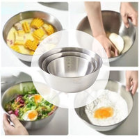 YITIAN – Accessoires de cuisson coréens en acier inoxydable multi-tailles, directement de l'usine, avec bol mélangeur gradué