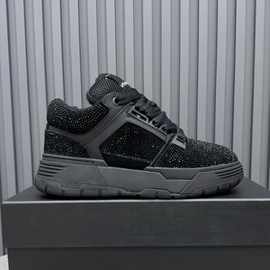 Top Quality New Designer Luxury Shoes Rhinestone Men Fashion Leather Rubber Casual Sneakers Designer <strong>Trainer</strong> Shoes Men - Product Image 2