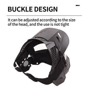 Masques complets, équipement de Protection CS, étiquette de tir à l'arc, casque noir, arc de Combat et flèche, accessoires de masquage de Paintball - Product Image 5