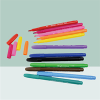 MACACO – ensemble de marqueurs lavables, 12 couleurs, stylos à eau non toxiques pour enfants, dessin, fournitures artistiques pour étudiants et écoles