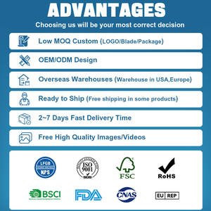 Juego de cuchillos de cocina de Chef profesional de 8 piezas, cuchillo de cocina afilado resistente al óxido de acero inoxidable de alto carbono con afilado - Product Image 6