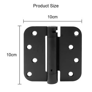 Bisagra de Puerta Interior de Metal y Hierro Negro Mate RHETECH, Bisagra Invisible para Puerta de Gabinete de Cocina y Baño, para Puerta de Madera - Product Image 2